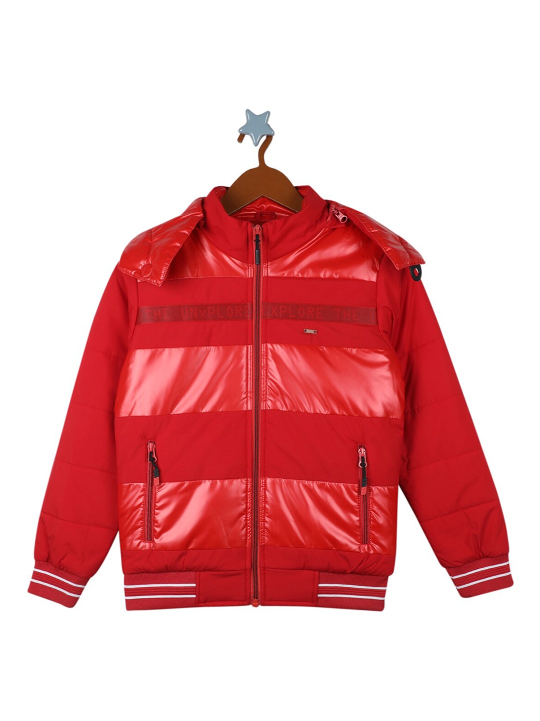 

Monte Carlo Boys Red solid Lightweight Bomber Jacket