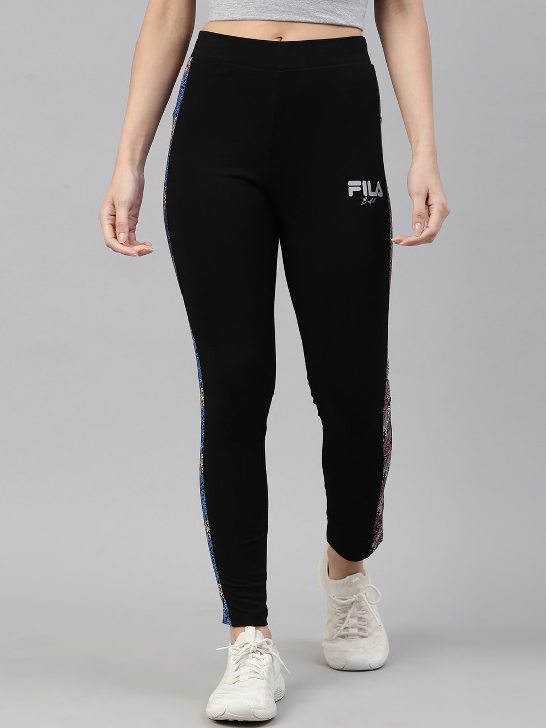 

FILA Women Black Cotton Track Pants