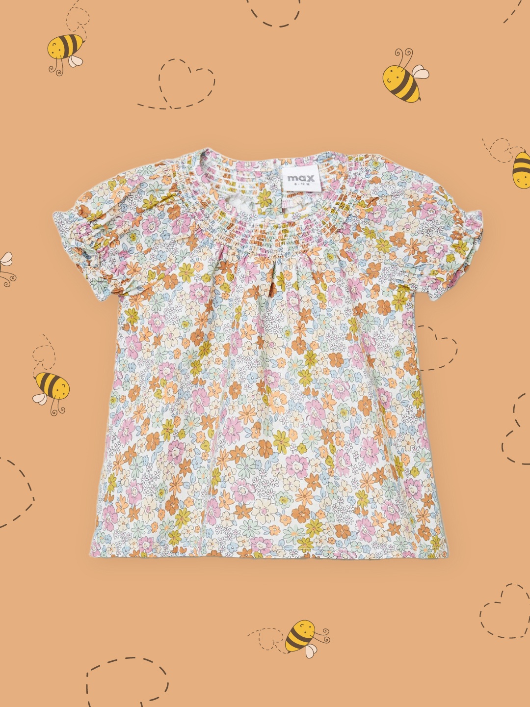

max Multicoloured Floral Print Top, Multi