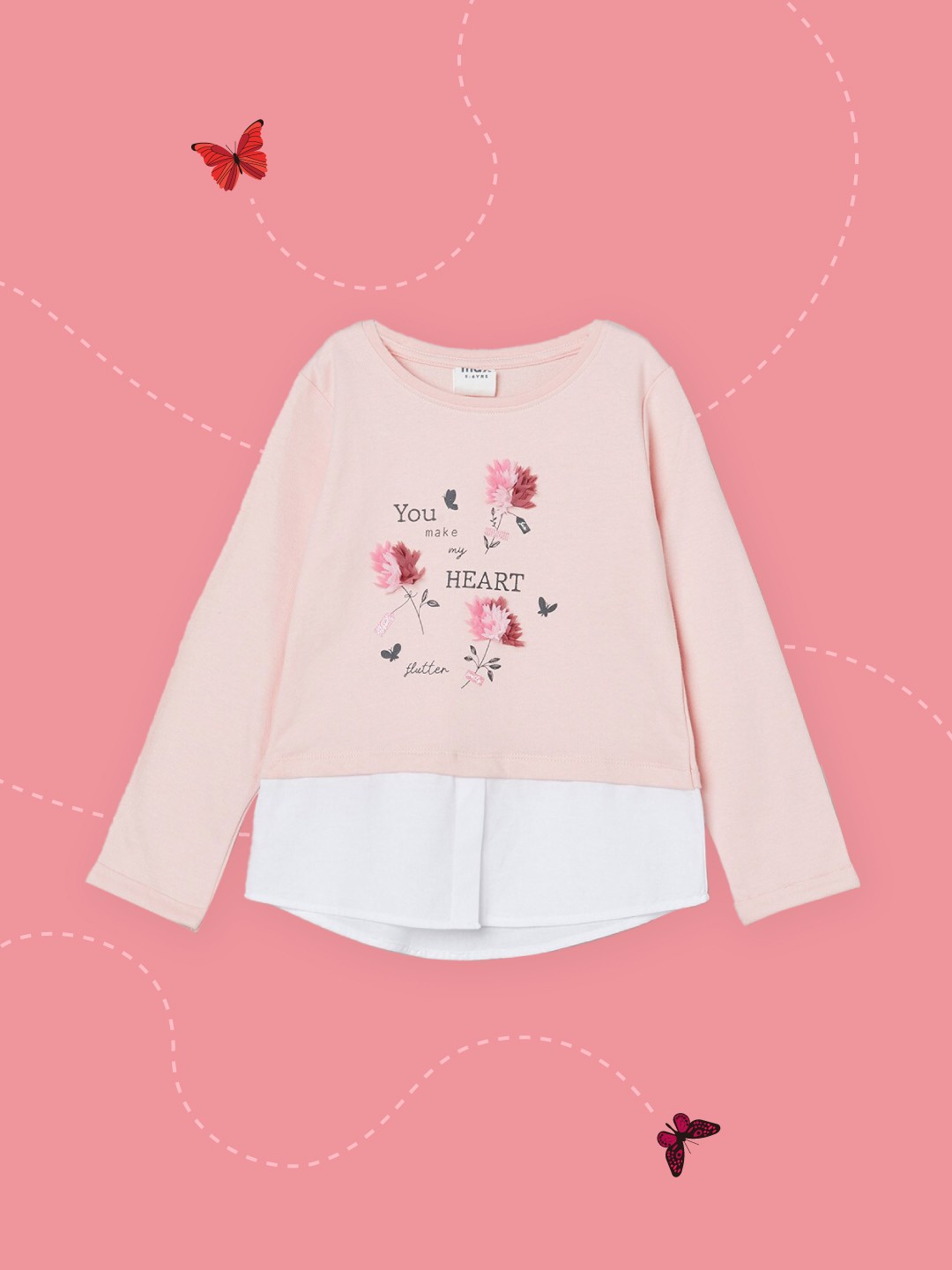 

max Pink Print Top