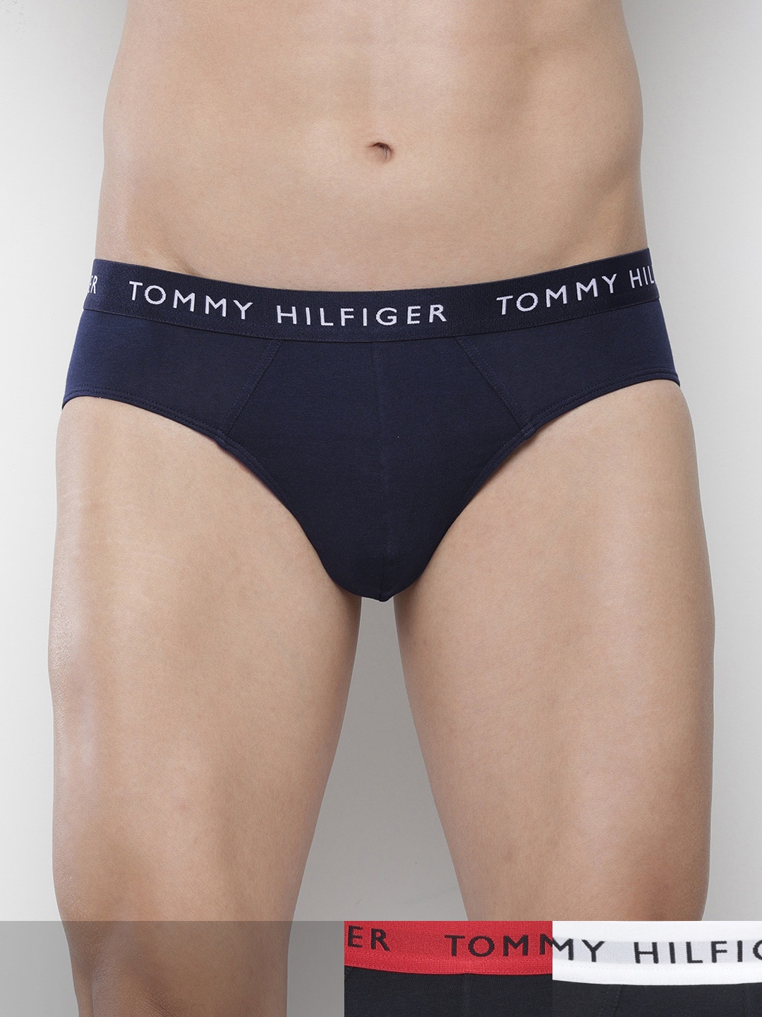 

Tommy Hilfiger Men Pack of 3 Navy Blue Briefs