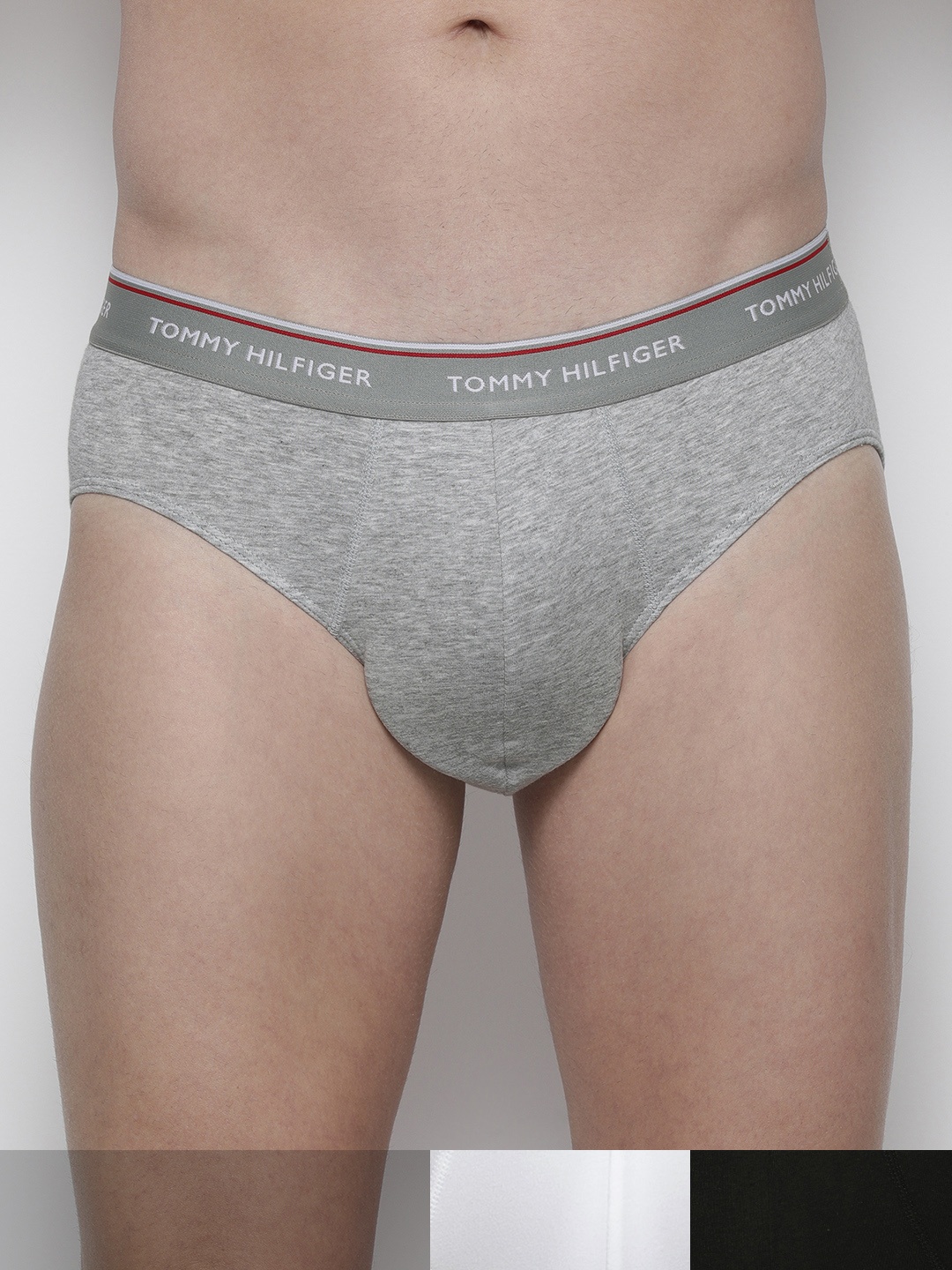 

Tommy Hilfiger Men Multi Typography Printed Casual Brief Pack of 3