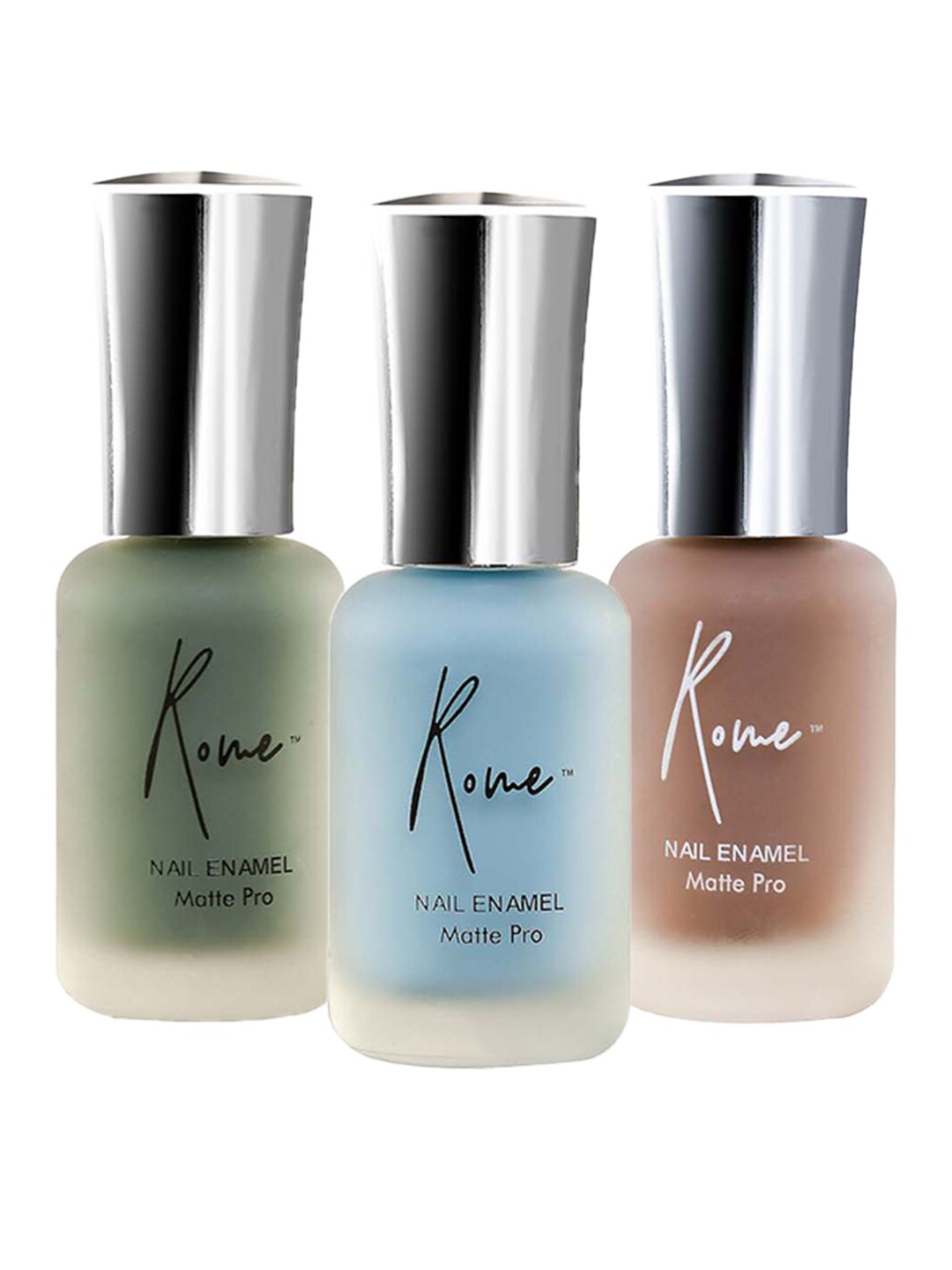 

Rome Women Set Of 3 matte pro nail enamel, Multi