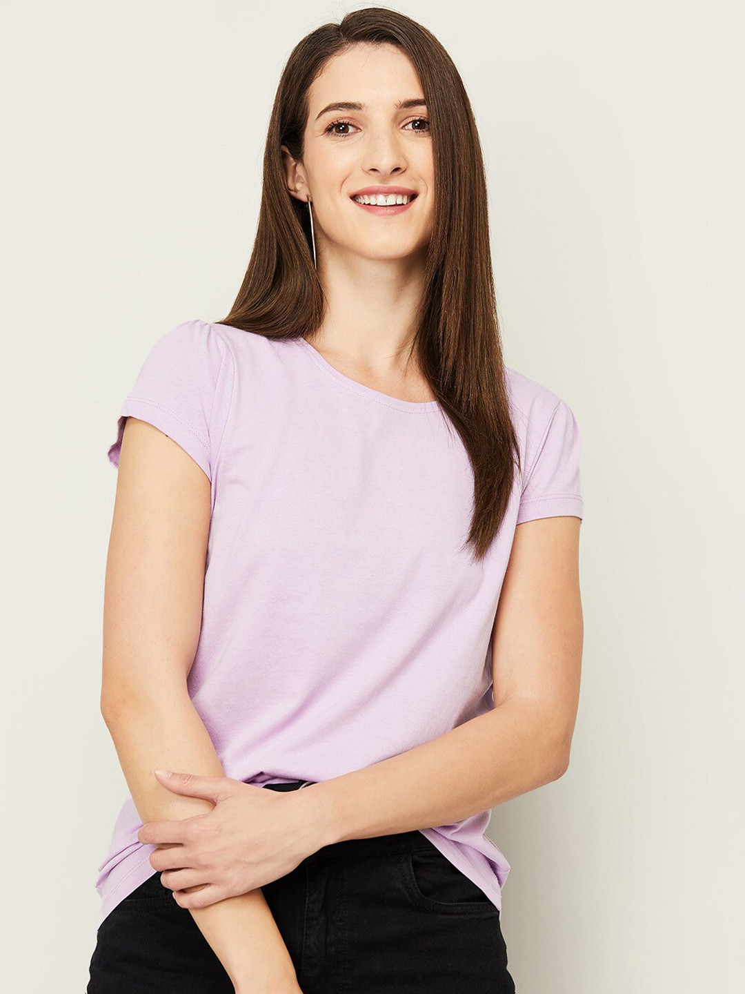 

Fame Forever by Lifestyle Purple Cotton Top
