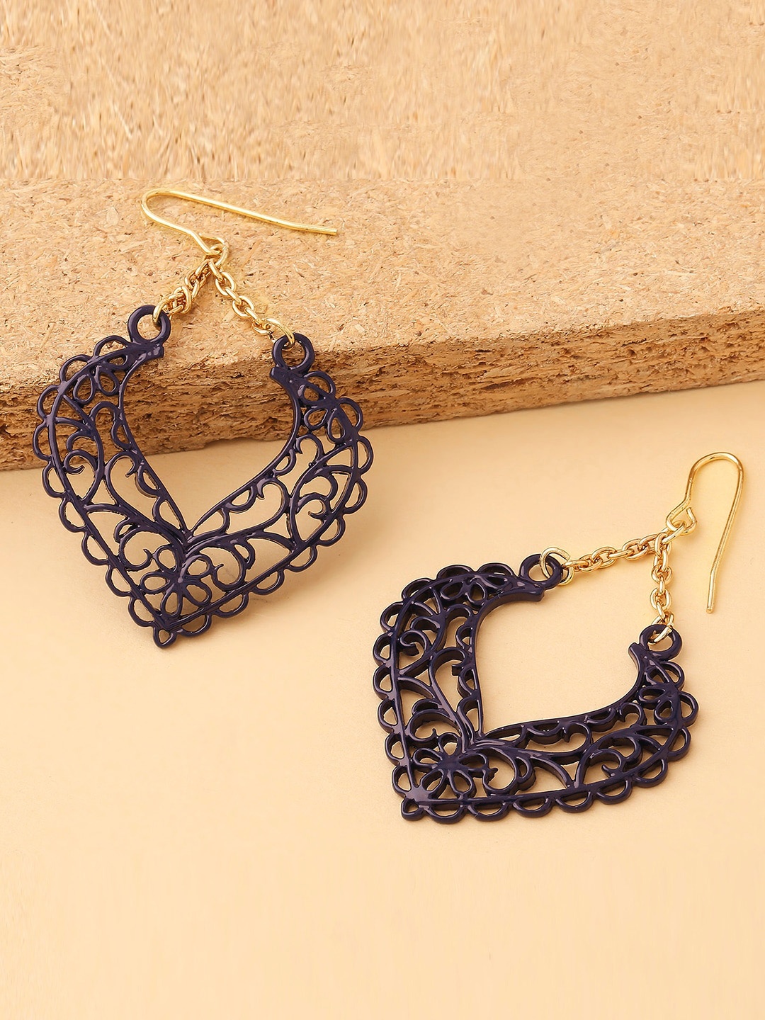 

Lilly & sparkle Blue Contemporary Drop Earrings