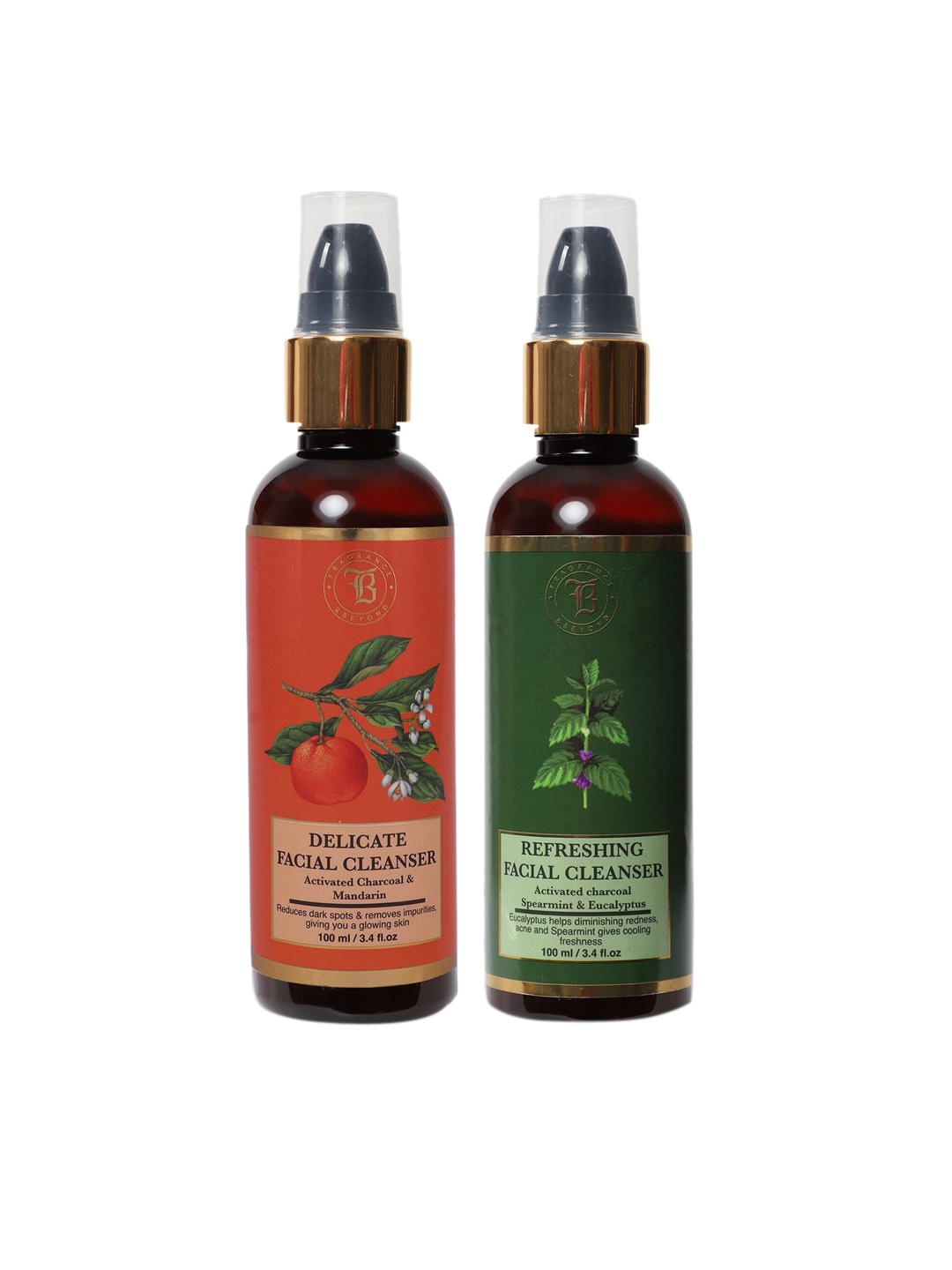

Fragrance & Beyond Set of 2 Assorted Aromatherapy Facial Cleanser 100 Ml Each