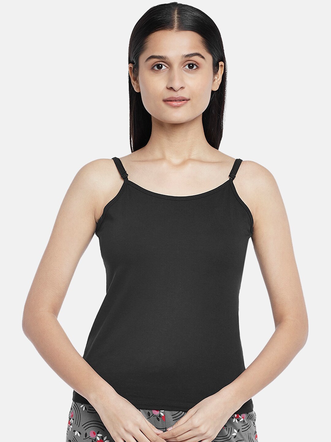 

Dreamz by Pantaloons Women Black Solid Camisole