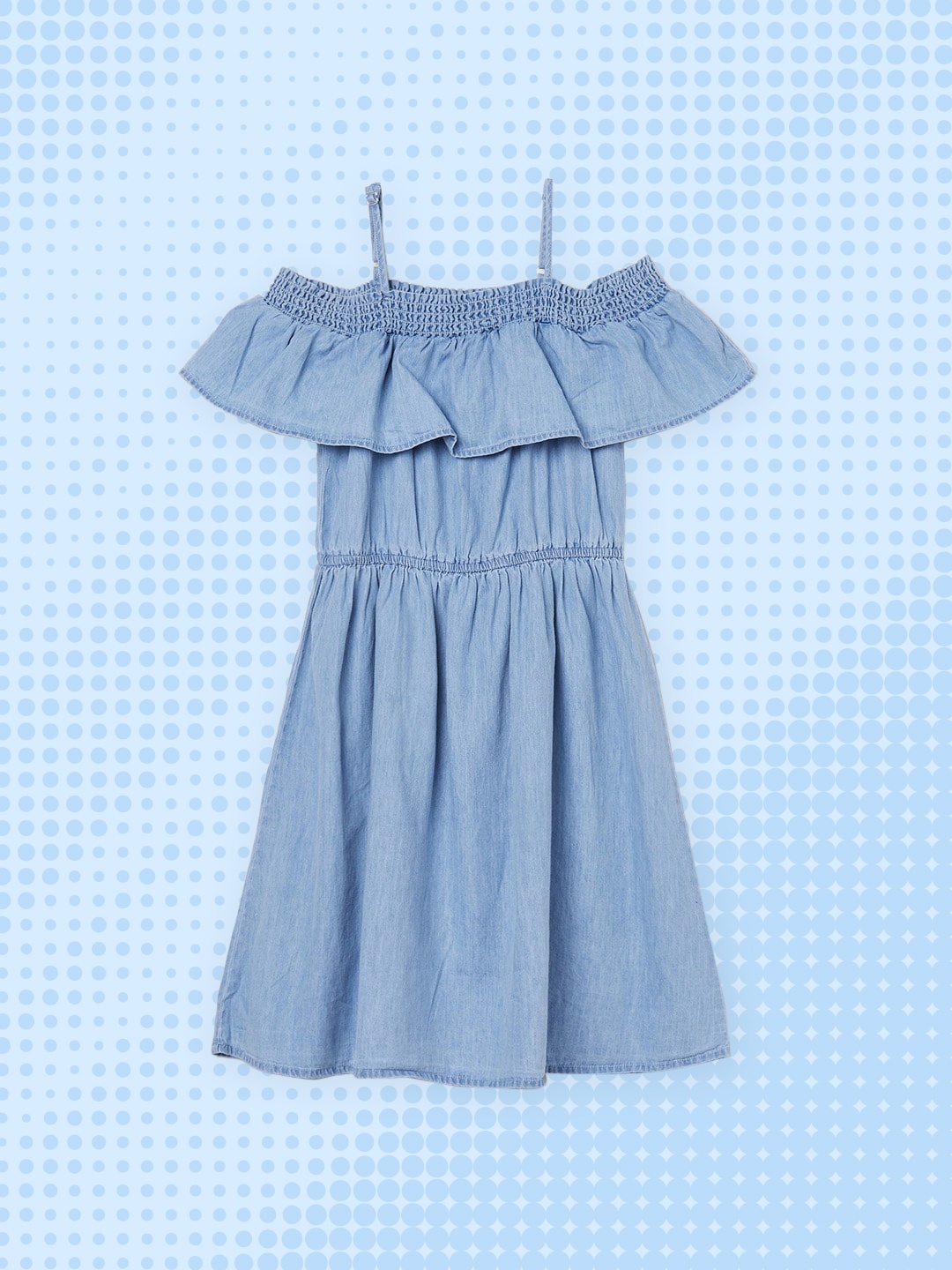 

max Blue Velvet Dress
