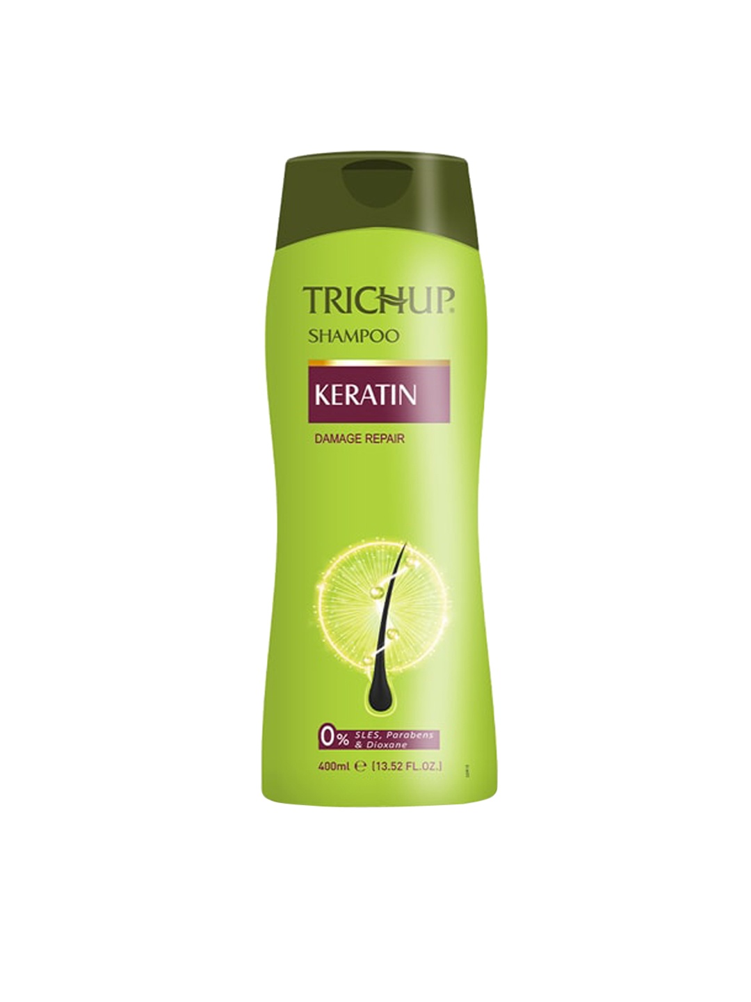 

TRICHUP Keratin Damage Repair Shampoo - 400 ml, White