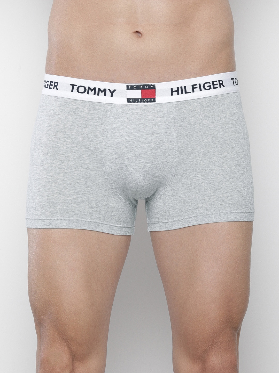 

Tommy Hilfiger Men Grey Melange Solid Low-Rise Short Trunk P2AB4126