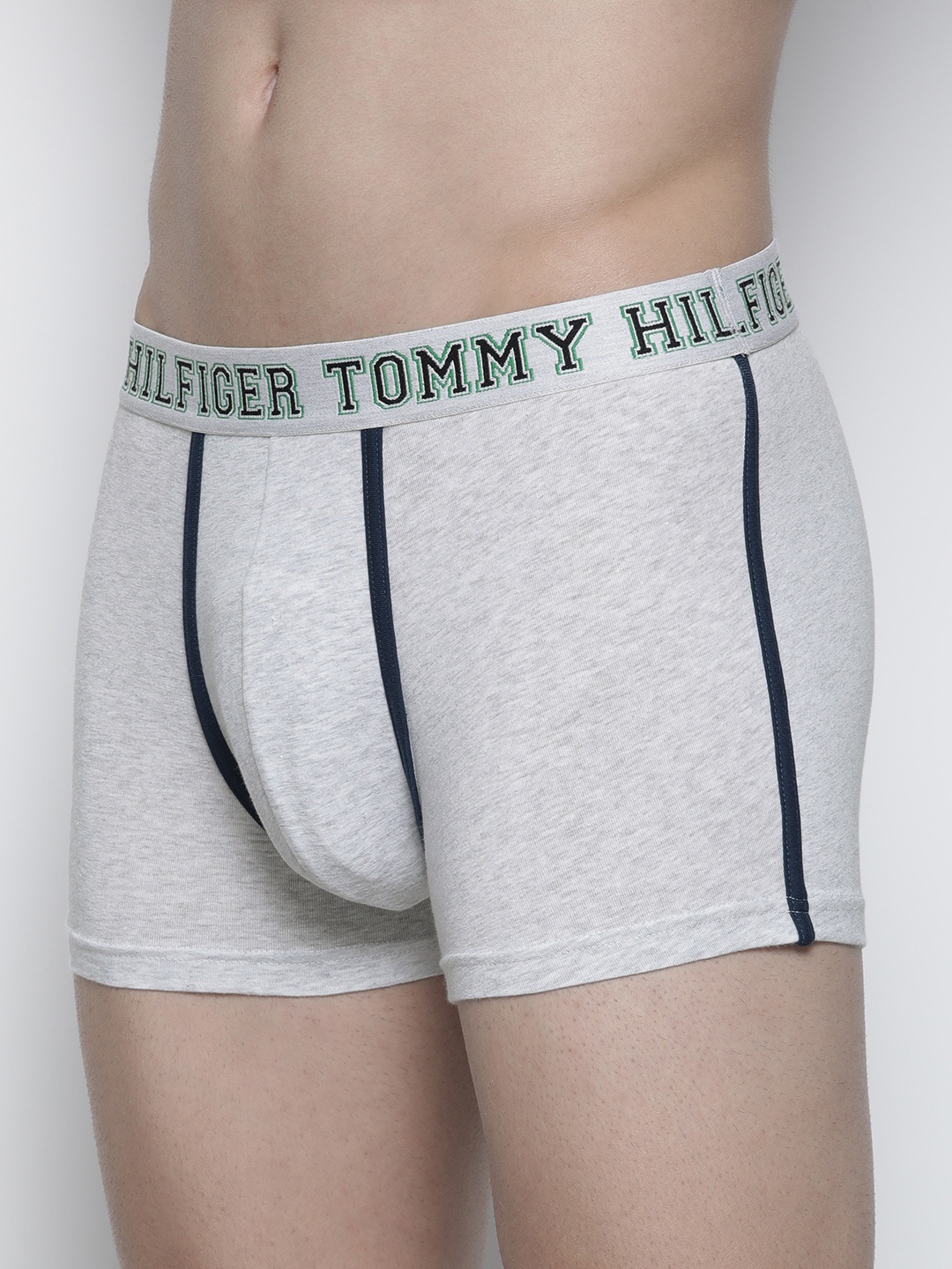 

Tommy Hilfiger Men Grey Melange Solid Trunks P2AB4119