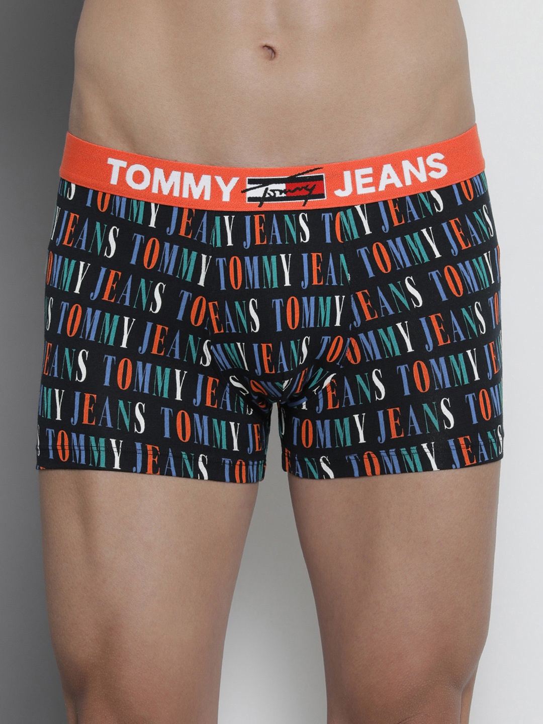 

Tommy Hilfiger Men Navy Blue Printed Trunk