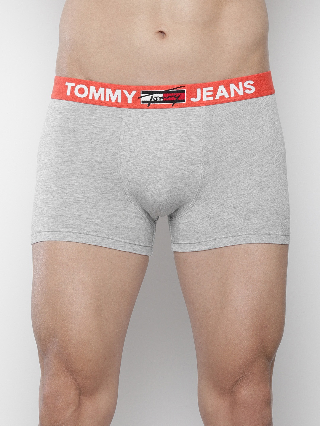 

Tommy Hilfiger Men Grey Melange Solid Low-Rise Short Trunk P2AB4138