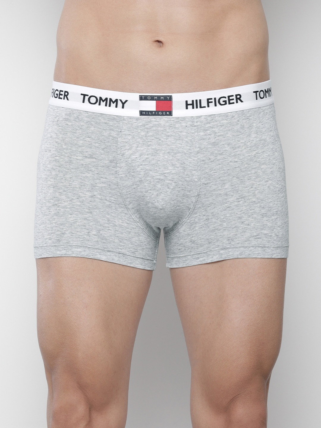 

Tommy Hilfiger Men Grey Melange Solid Low-Rise Short Trunk P2AB4137