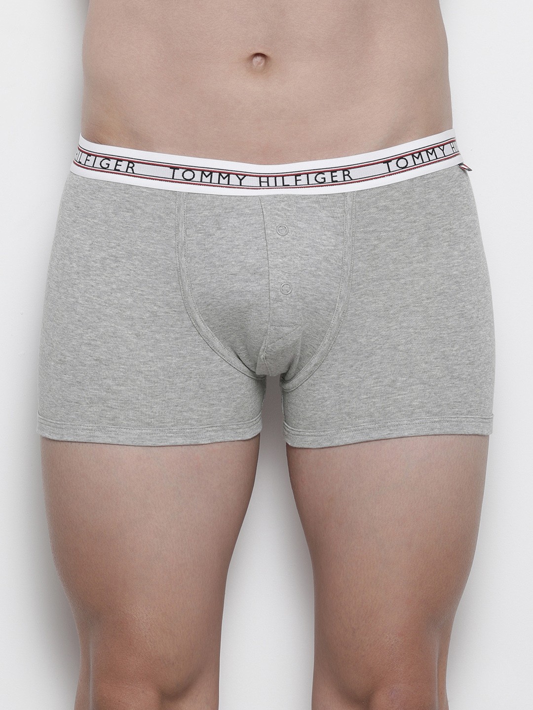 

Tommy Hilfiger Men Grey Melange Solid Trunk P2AB4149