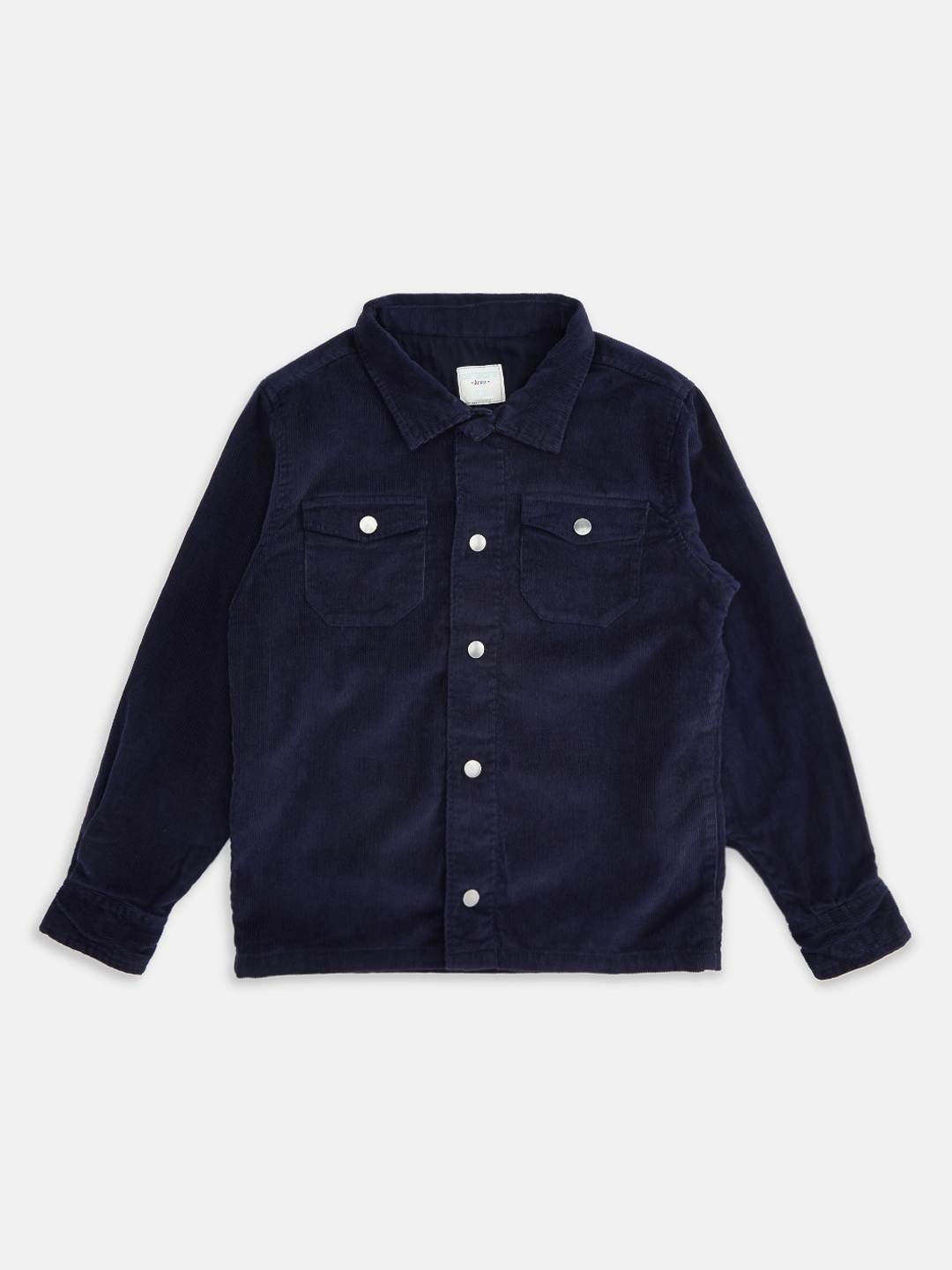 

Pantaloons Junior Boys Navy Blue Crop Tailored Jacket