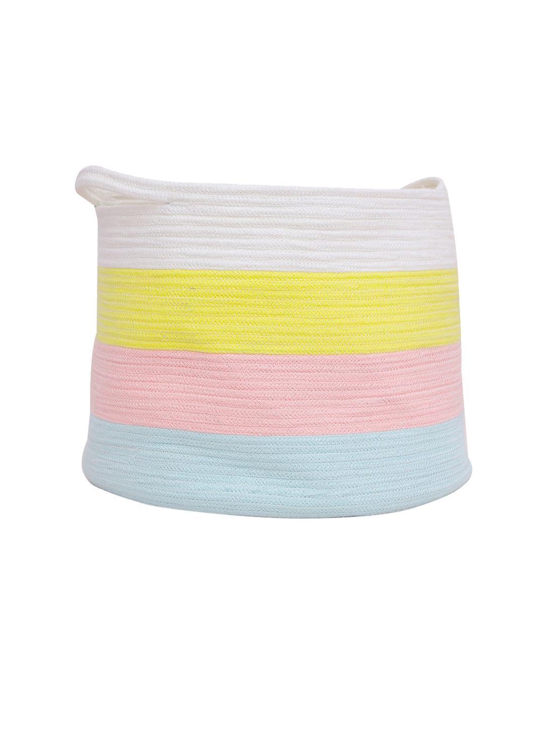 

MiArcus Kids Multicoloured Cotton Rope Storage Basket, Multi