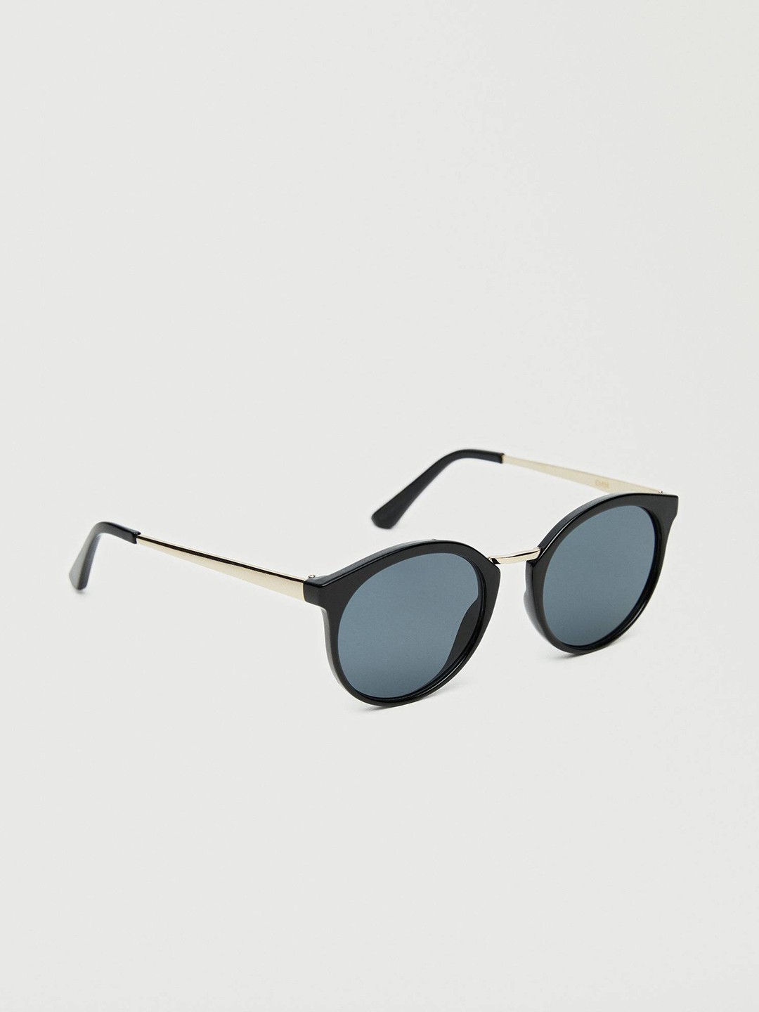 

MANGO Women Round Sunglasses with UV Protected Lens 27050447, Black