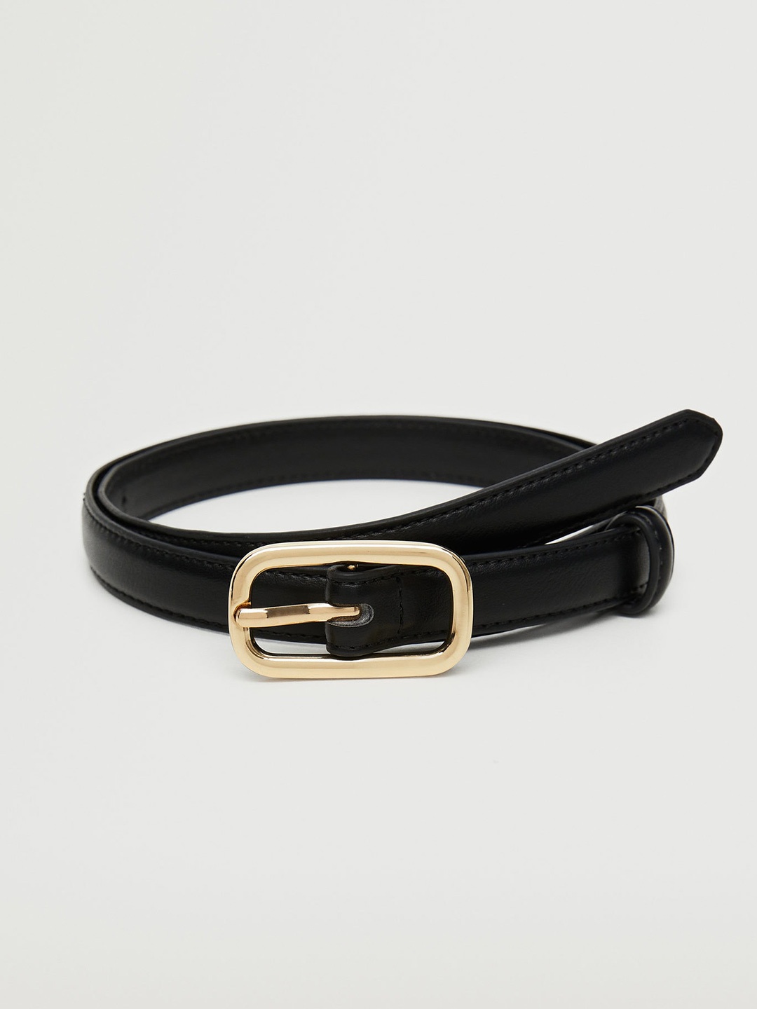 

MANGO Women Black Solid Formal Belt