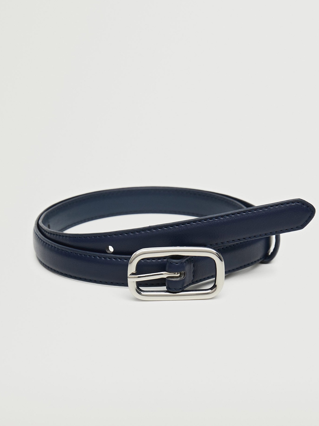 

MANGO Women Navy Blue Solid Formal Belt