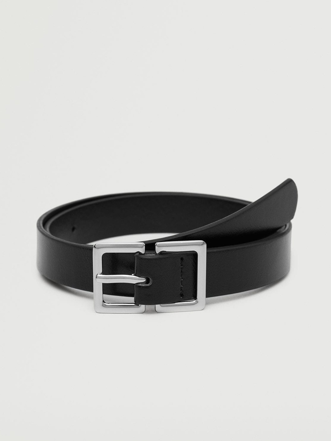 

MANGO Women Black Solid Formal Belt