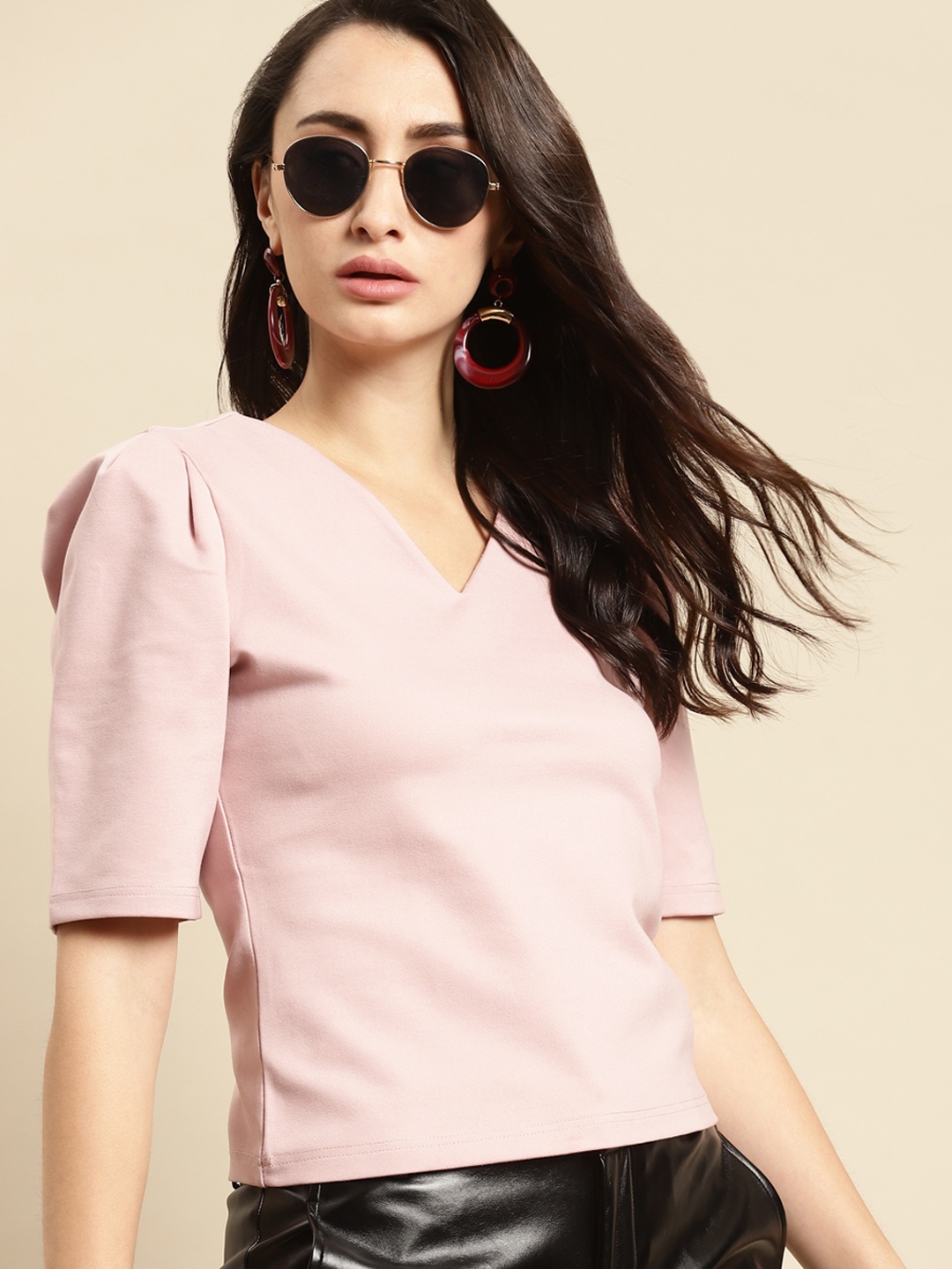 

COVER STORY Women Pink T-shirt