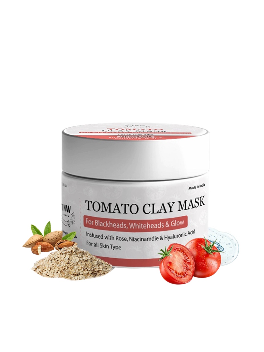 

TNW the natural wash Tomato Clay Mask 50gm, Red