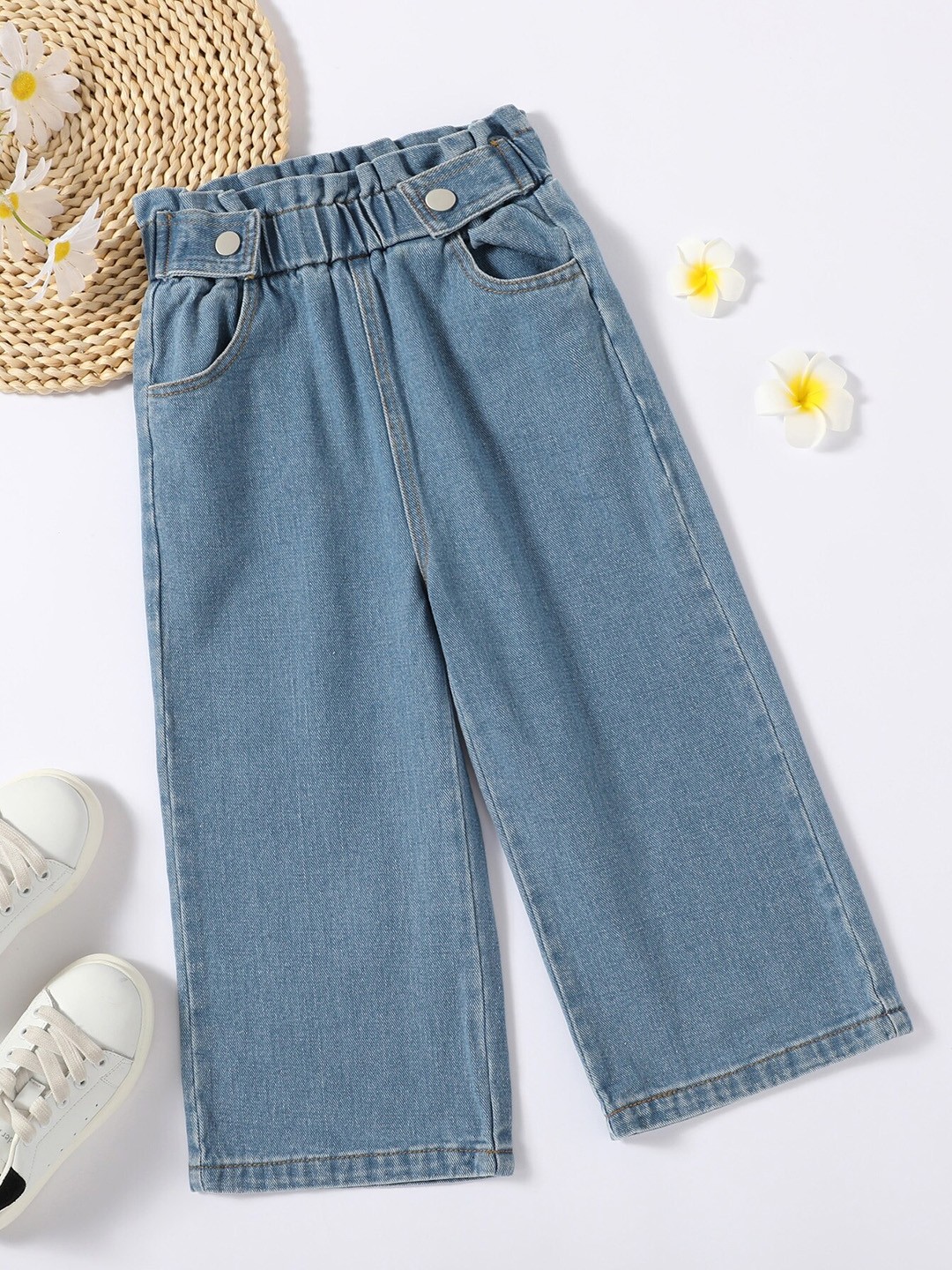 

Kotty Girls Blue Mid Waist Jeans
