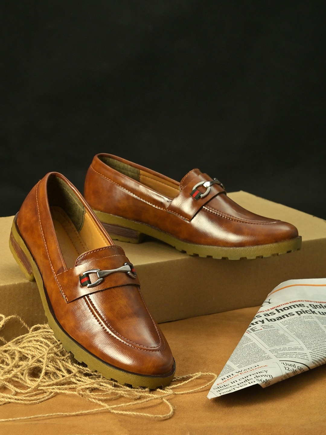

mr wonker Men Brown Loafers