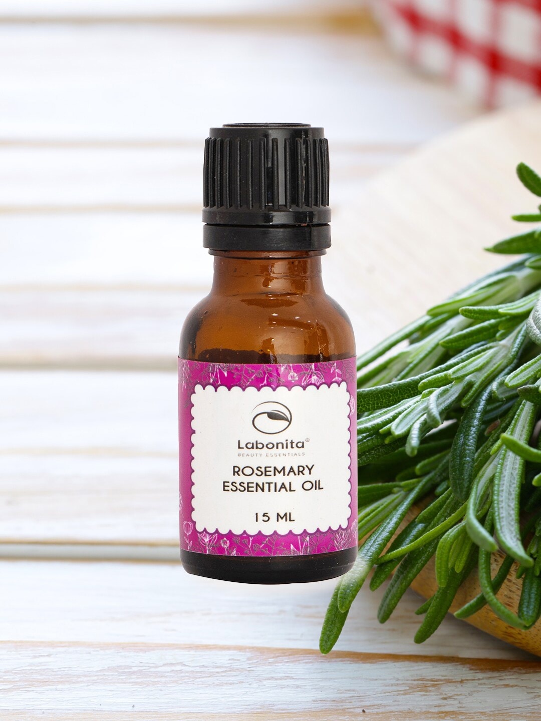 

Labonita Natural Rosemary Essential Oil - 15 ml, White