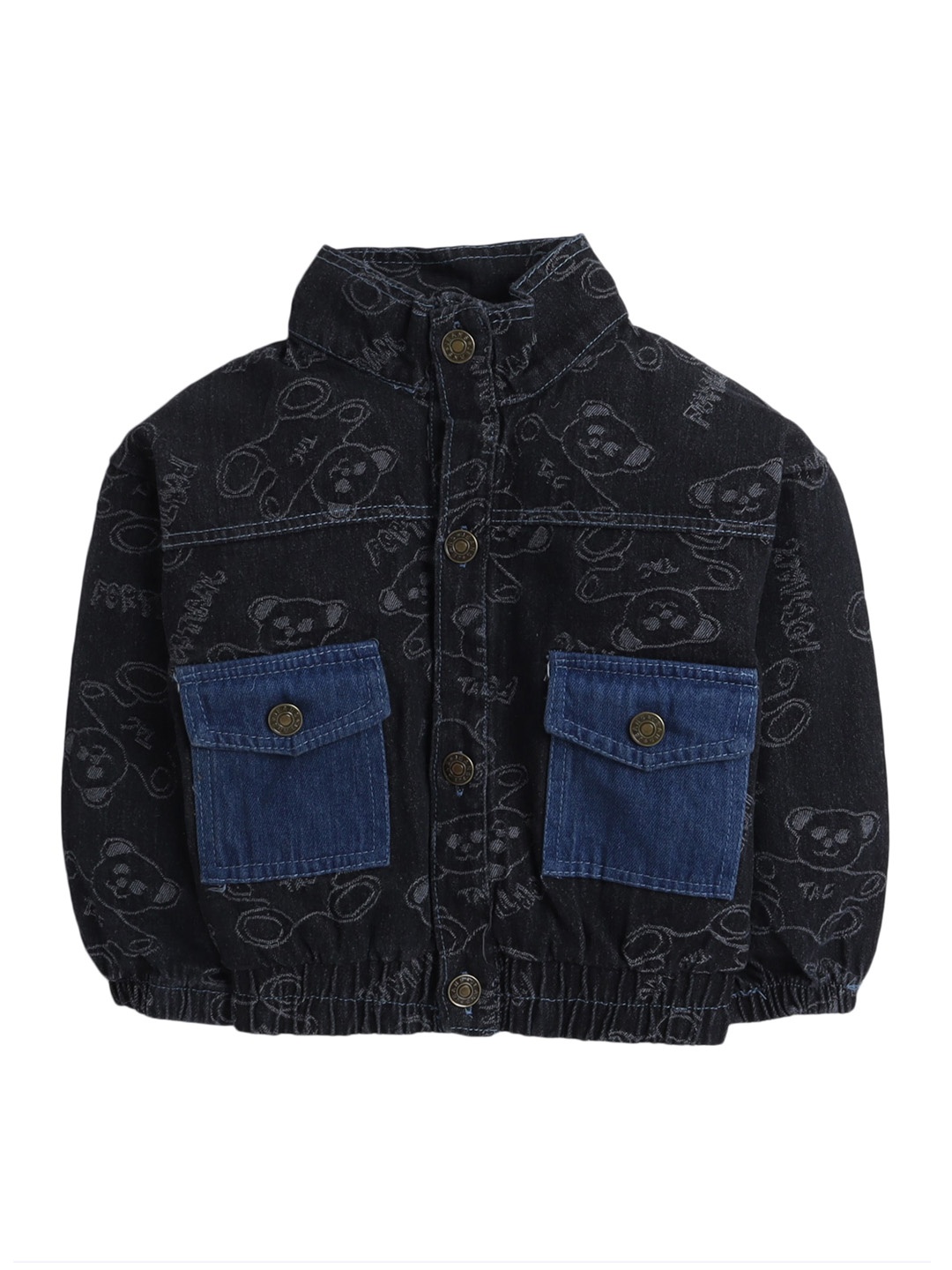 

Hopscotch Boys Black Washed Denim Jacket