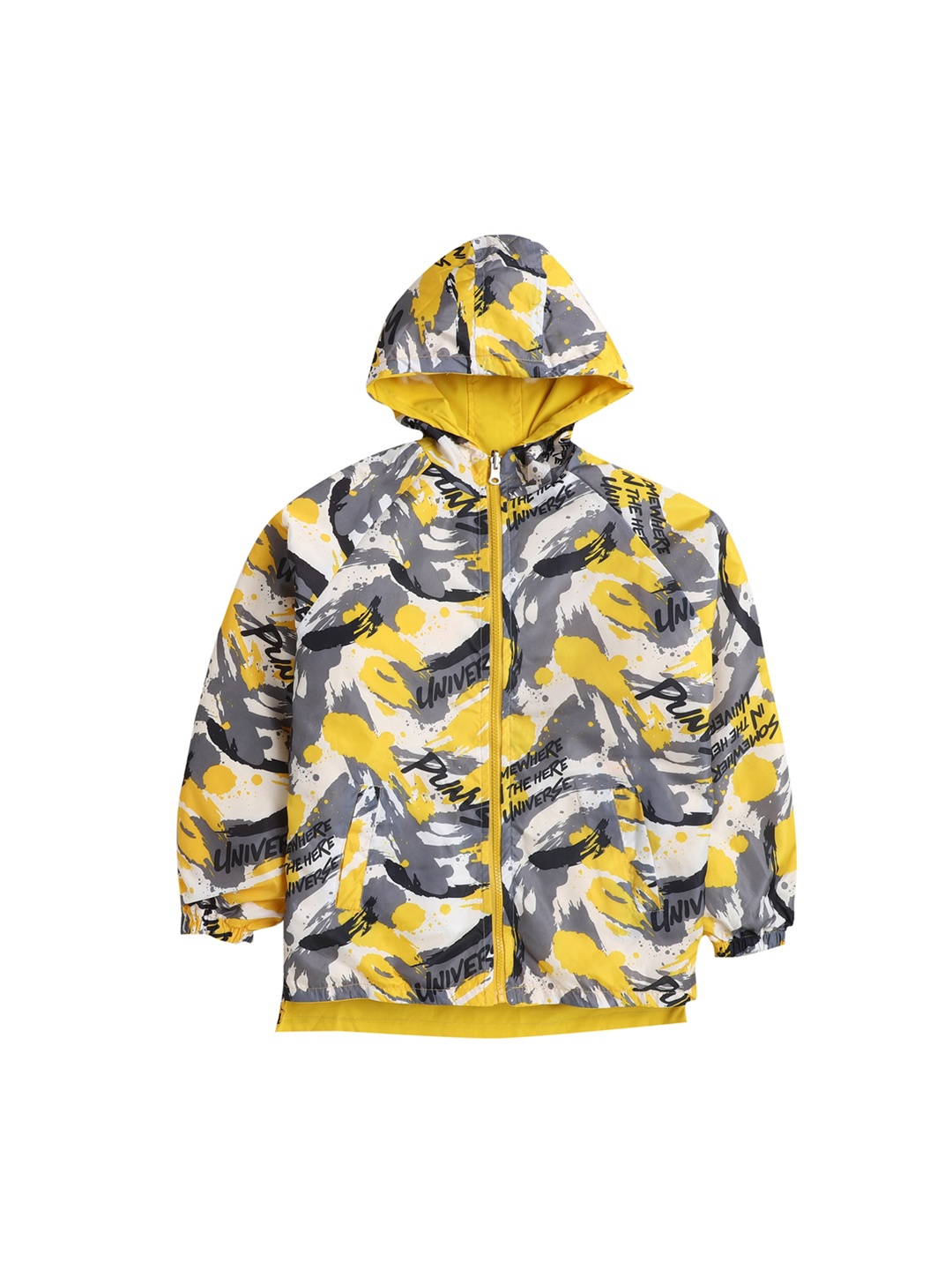 

Hopscotch Boys Yellow Open Front Jacket