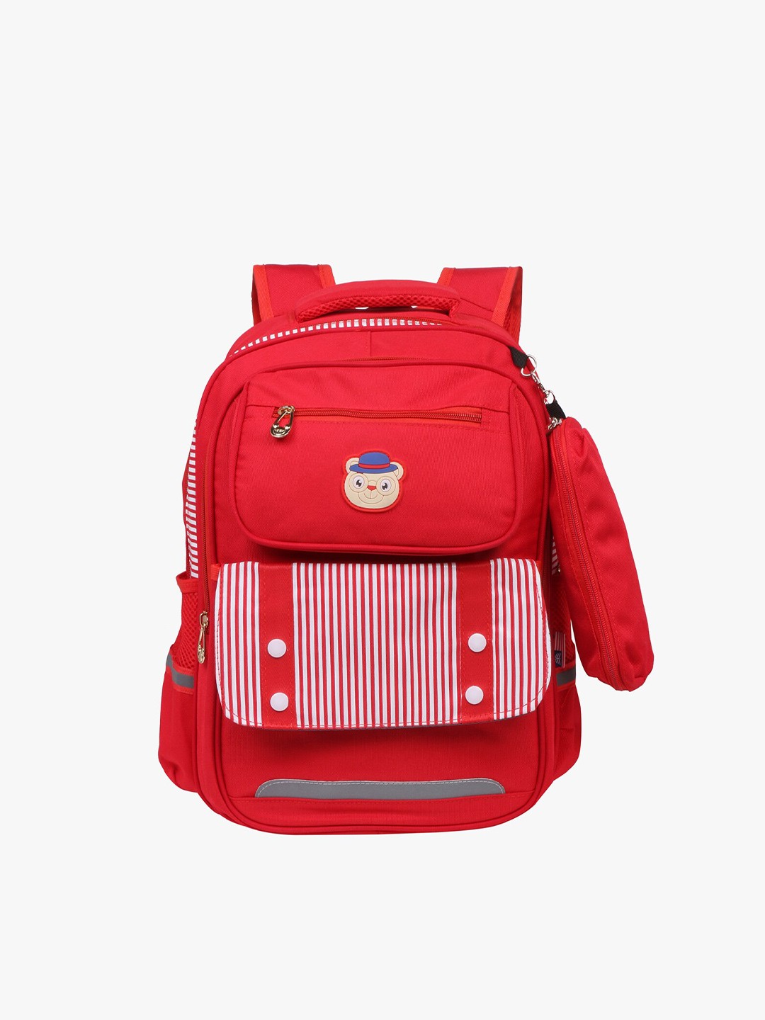 

POKORY Kids Red Striped Backpack