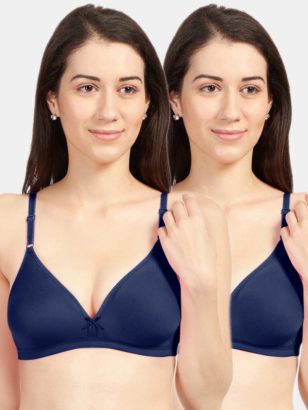 

Sonari Pack of 2 Navy Blue Everyday Bra