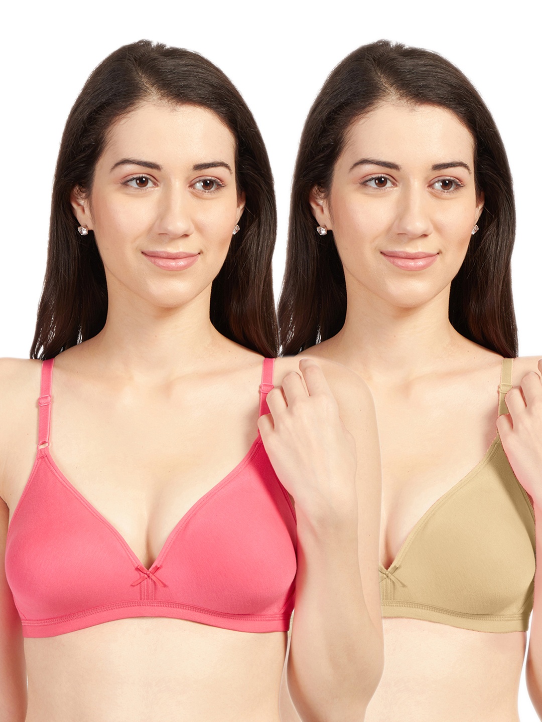 

Sonari Assorted Set Of 2 Non Padded Everyday Bra omaniacoralnude30B