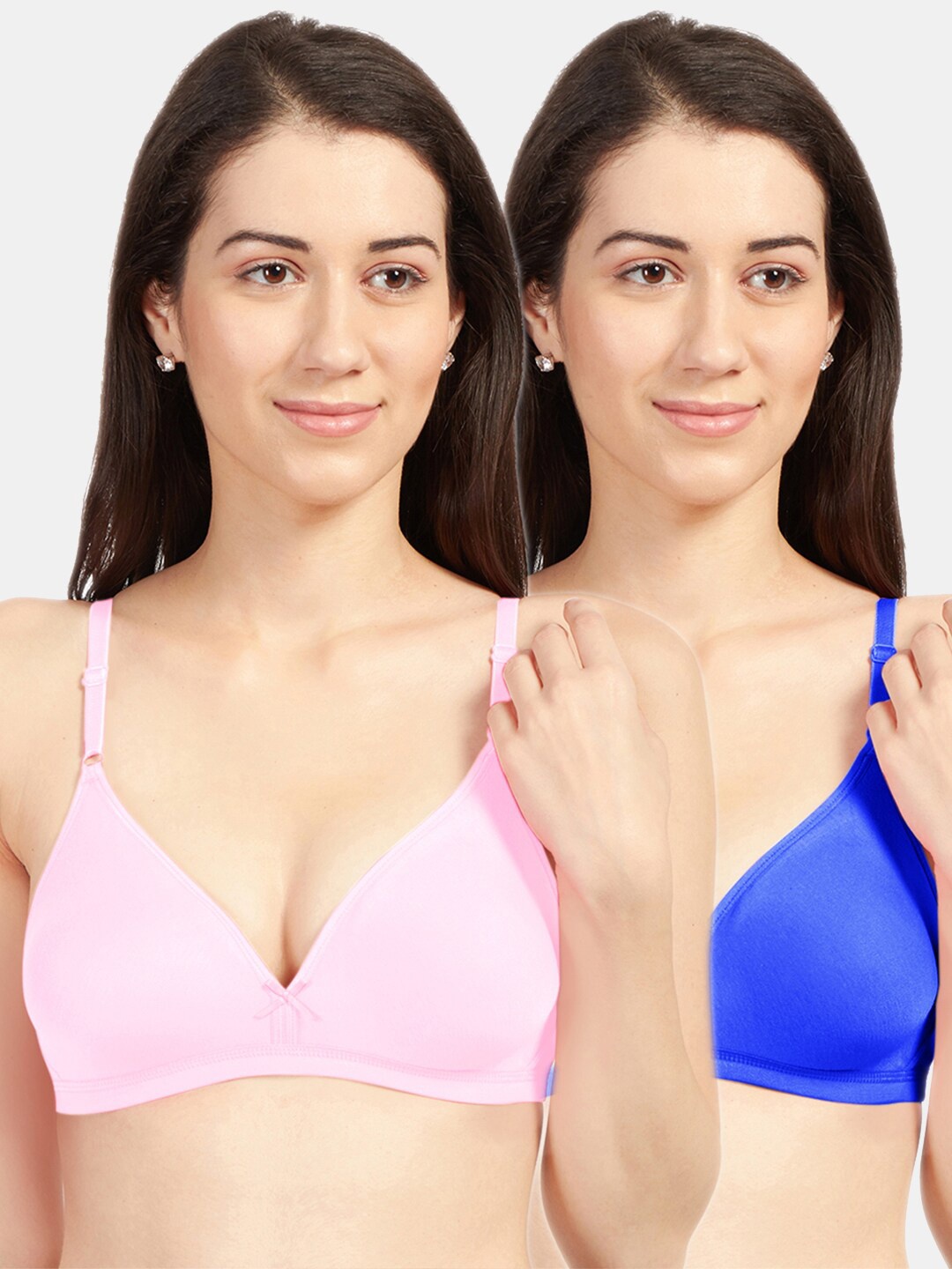 

Sonari Pack of 2 Pink & Blue Bra