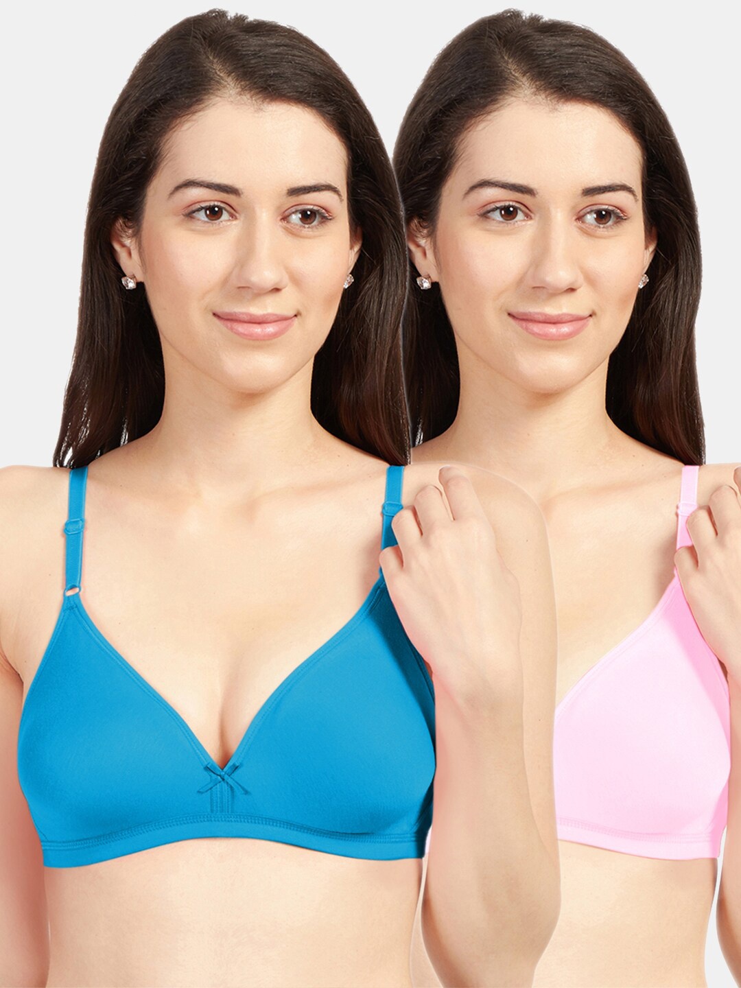 

Sonari Pack Of 2 Teal & Pink Bra