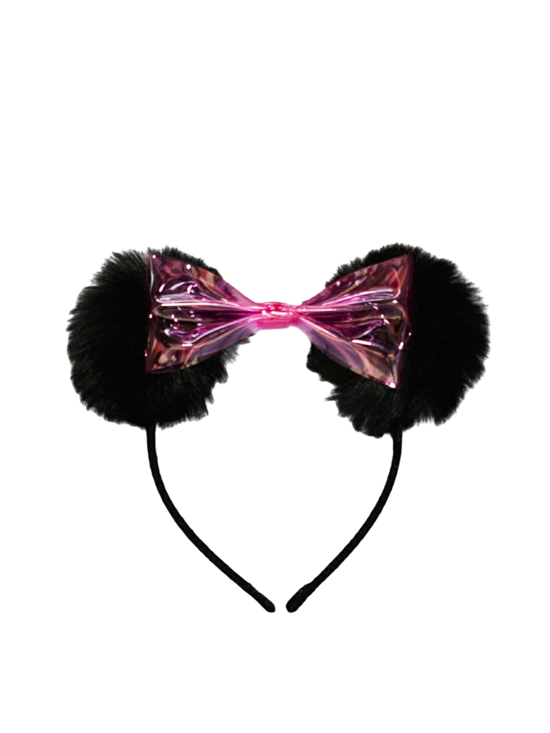 

TIPY TAP Girls Black & Pink Bow Embellished Hairband