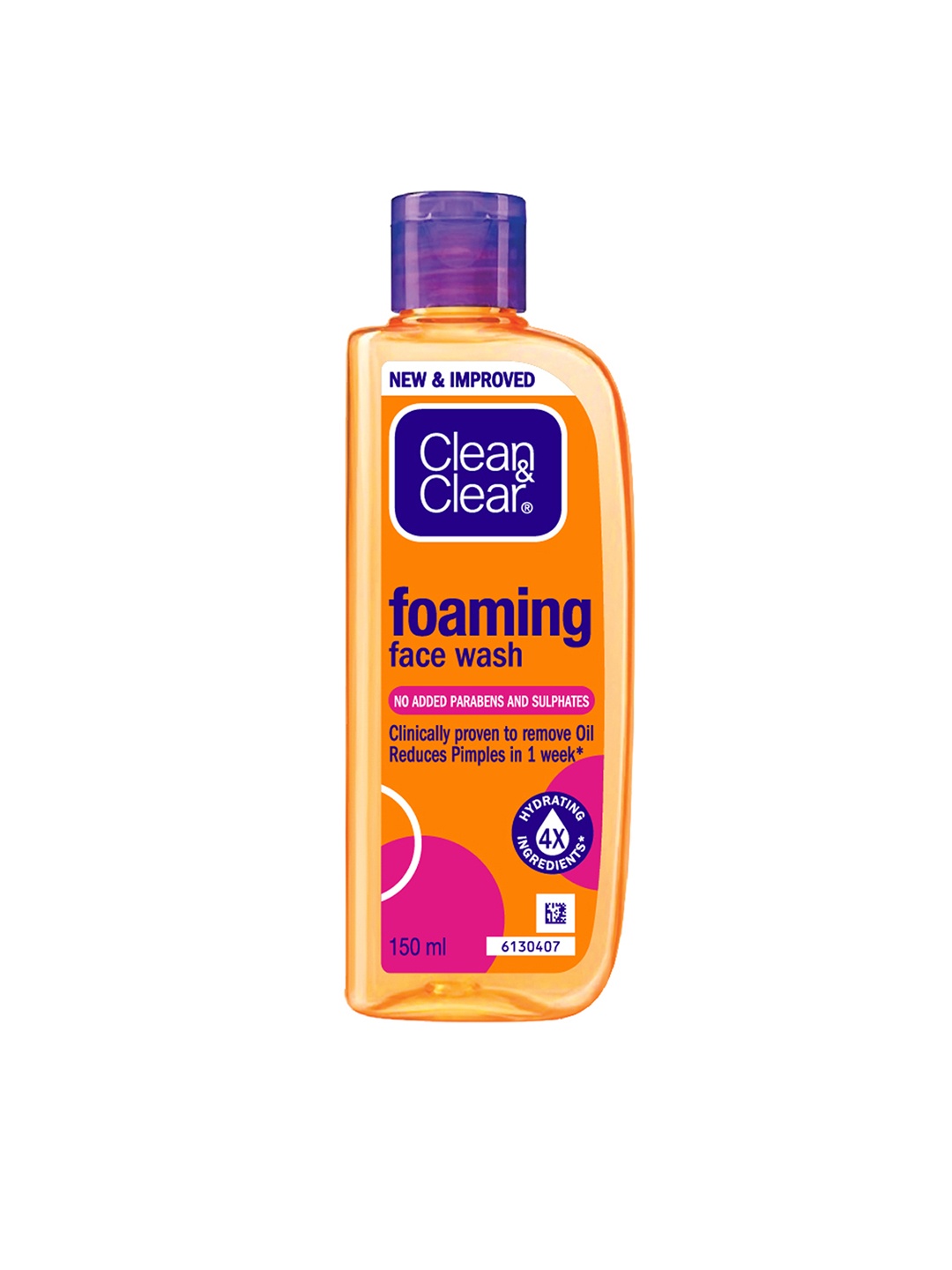 

Clean&Clear Foaming Face Wash for Oily Skin, Acne Prone Skin 150 ml, Orange