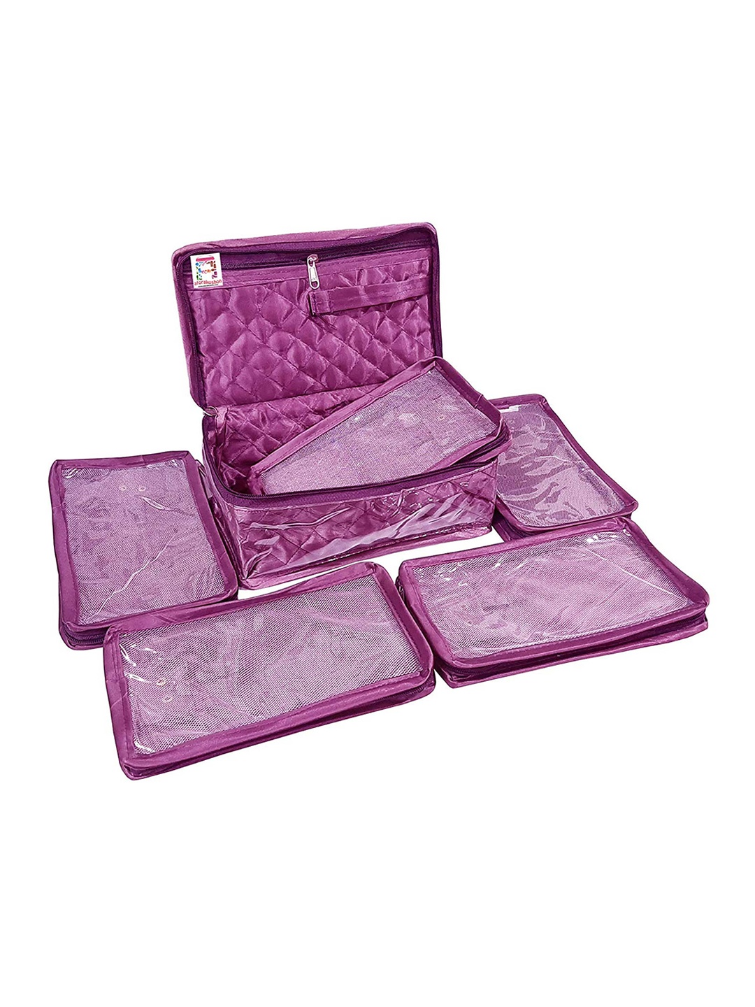 

atorakushon Purple Solid Jewellery Oraganizer