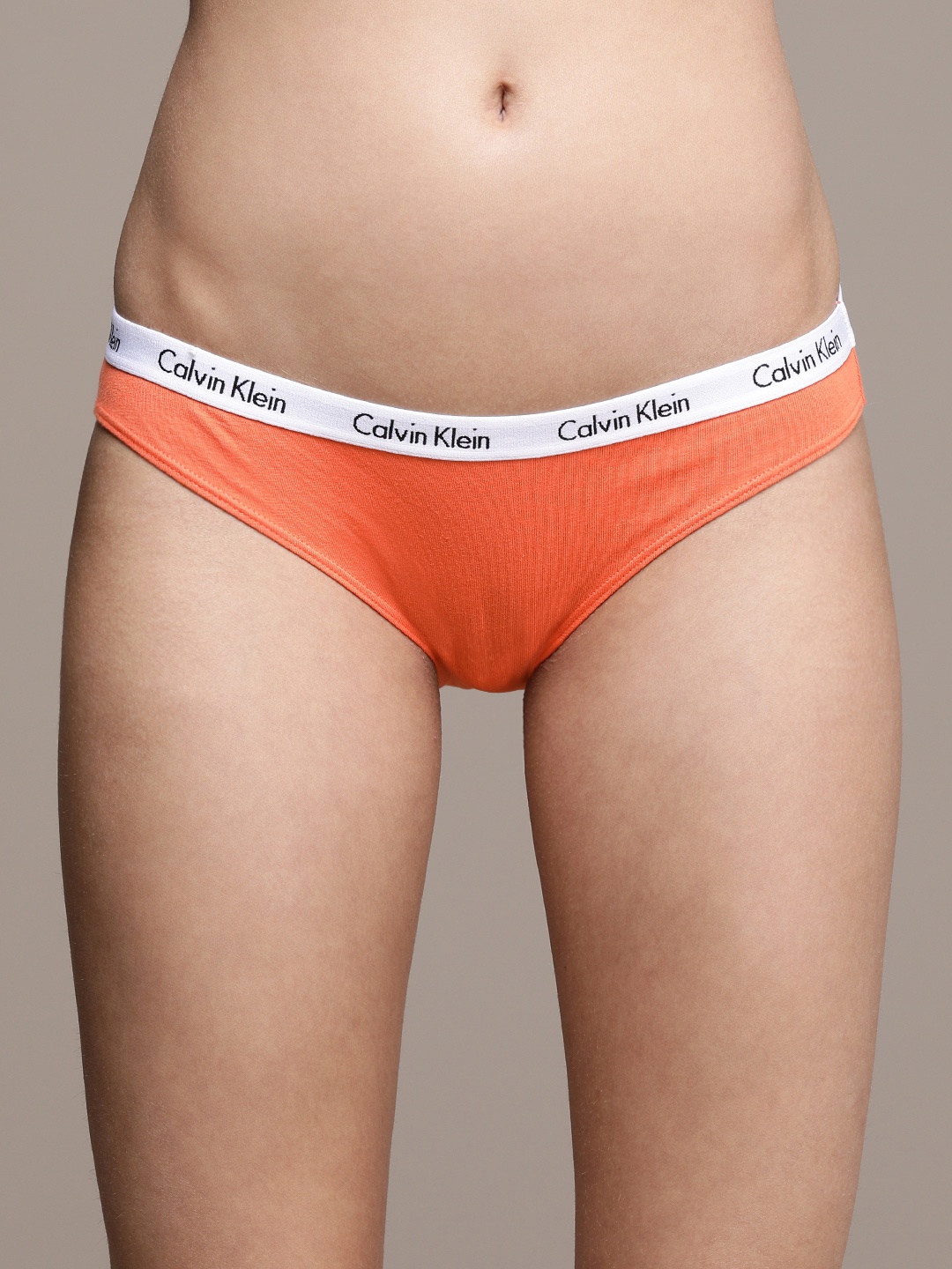 

Calvin Klein Underwear Women Orange Solid Bikini Briefs D1618XMT