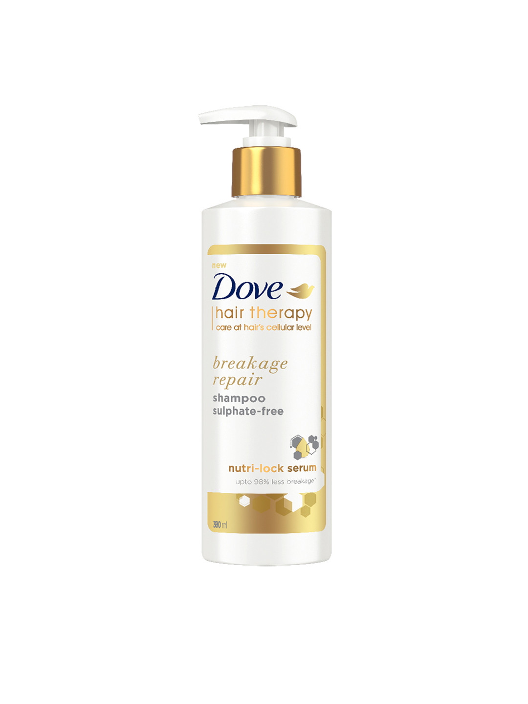 

Dove Hair Therapy Breakage Repair Sulphate-Free Shampoo - 380 ml, White