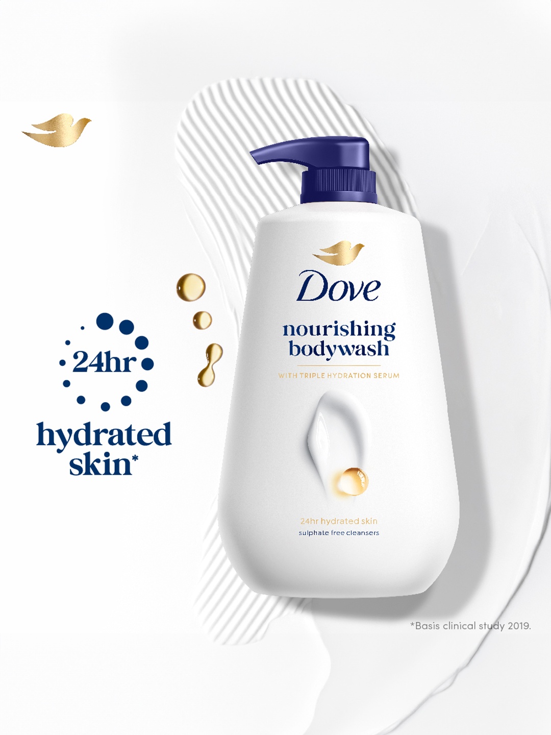 Dove Deep Moisture Body Wash - 800 ml