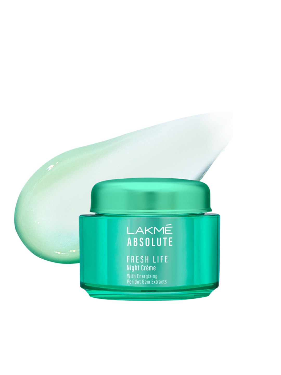 

Lakme Absolute Fresh Life Peridot Gem Extracts Night Gel Cream 50 gm, Green