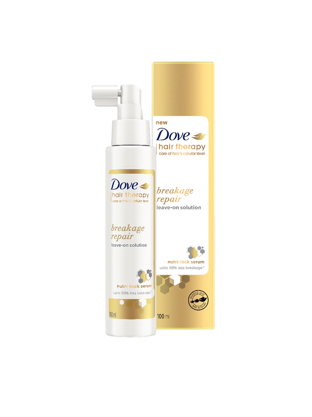 

Dove Hair Therapy Nutri-Lock Serum Breakage Repair Leave-on Solution 100 ml, White
