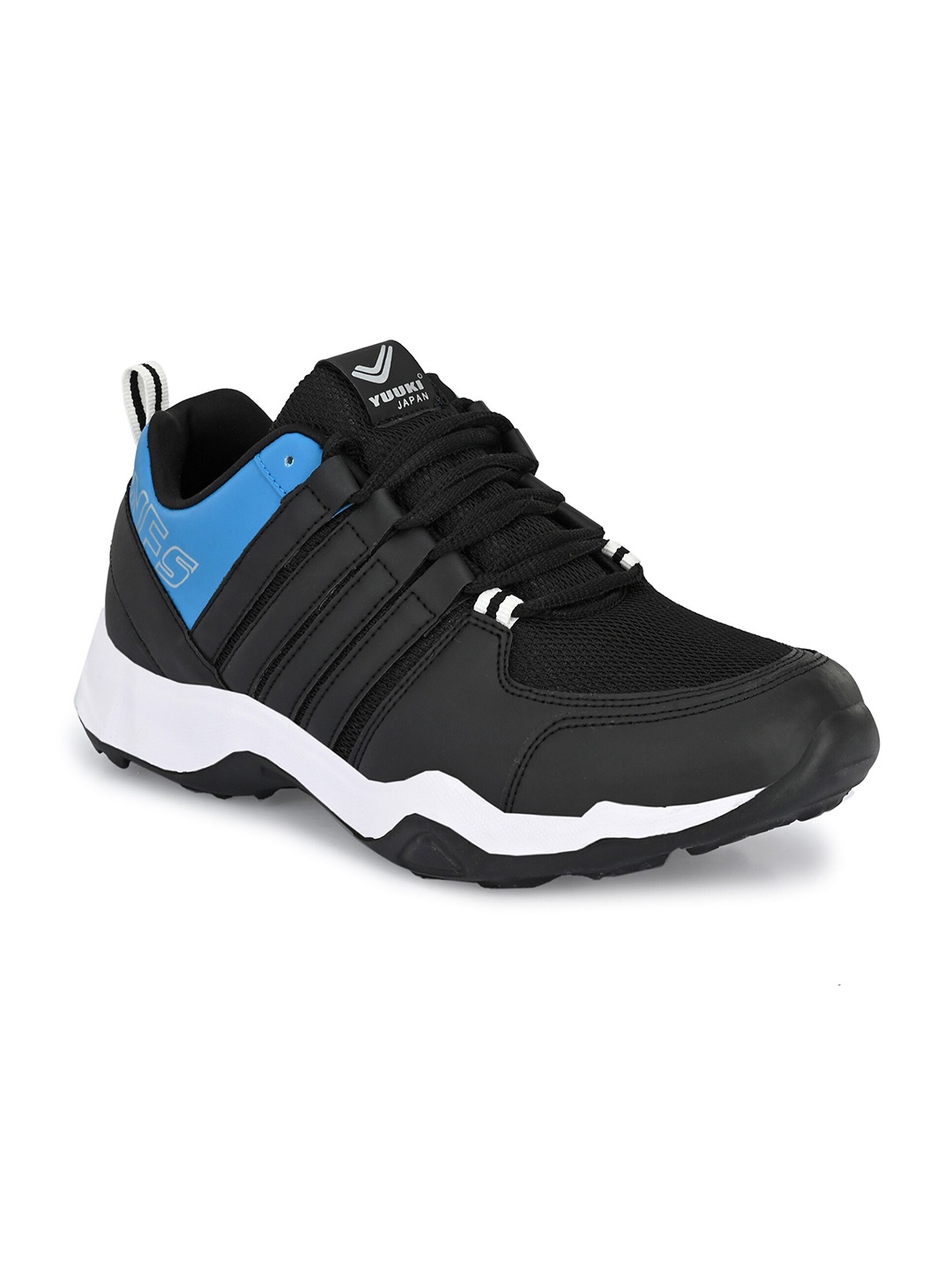 

Yuuki Men Black Mesh Running Non-Marking Shoes