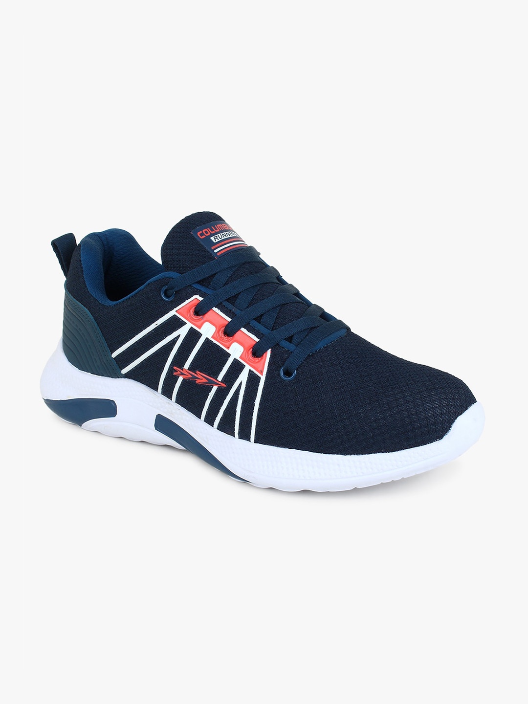 

Columbus Men Blue Mesh Running Non-Marking Shoes