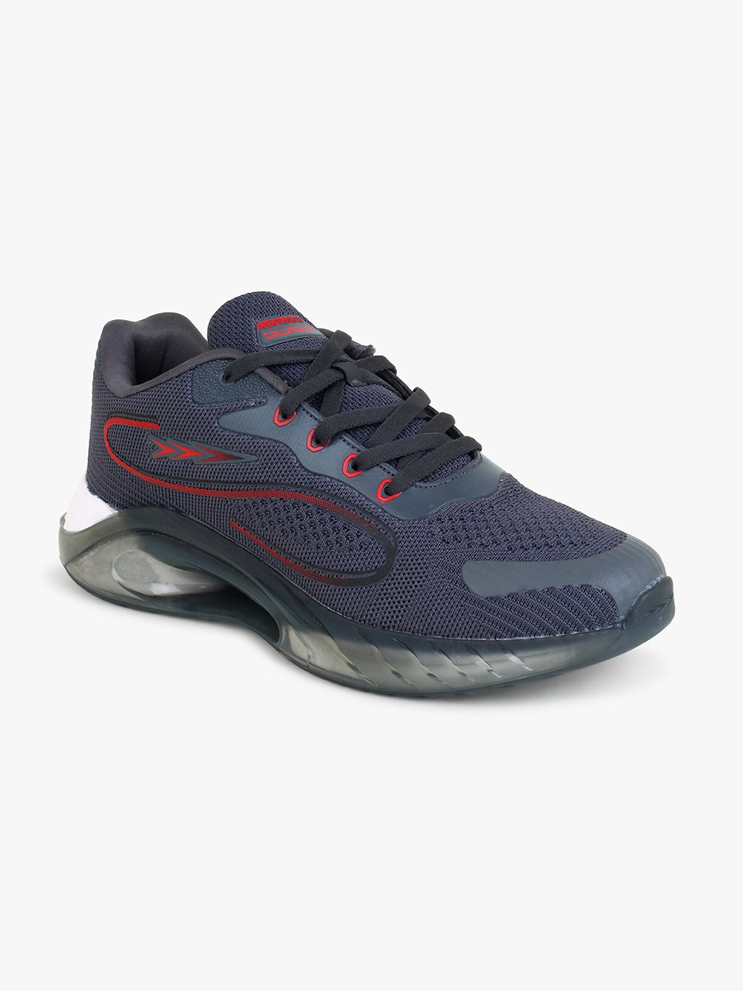 

Columbus Men Grey Mesh Running Non-Marking Shoes