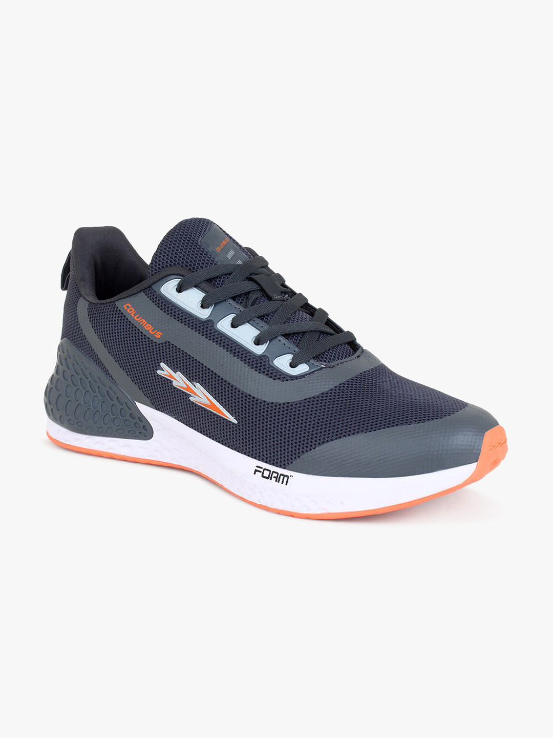 

Columbus Men Grey Mesh Running FLASH Non-Marking Shoes