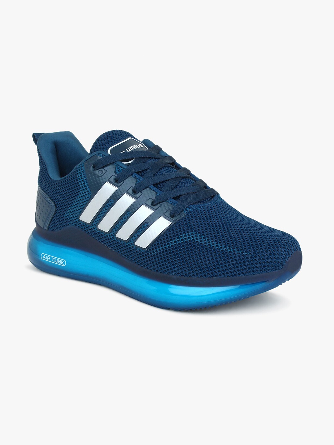 

Columbus Men Blue Mesh Running Non-Marking Shoes